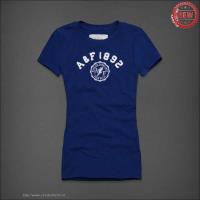 dames abercrombie fitch korte tees af 1892 blauw wit Overhemd Bestellen lvtx2771